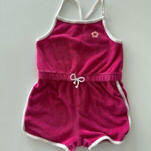 Carter's Pink Terry Cloth One Piece